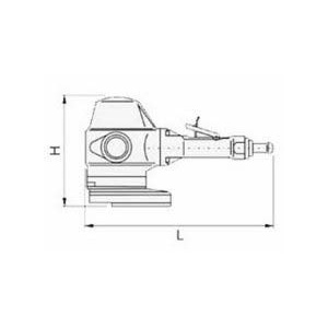 Пневматические угловые шлифовальные машинки PBU 115-230
