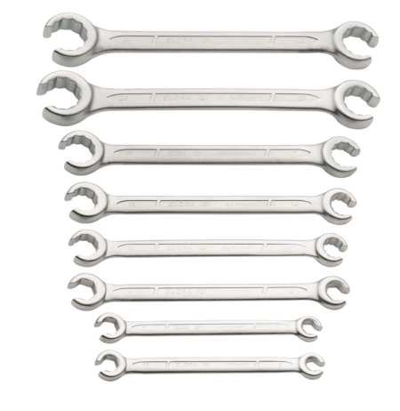 Набор накидных прорезных гаечных ключей 121S M