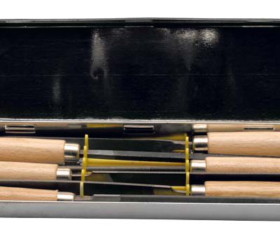 Набор напильников с деревянными ручками 254S-HB