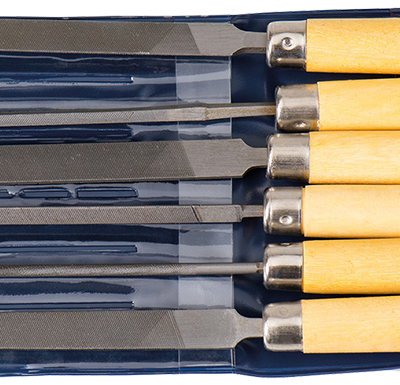 Набор напильников с деревянными ручками 254S-HK